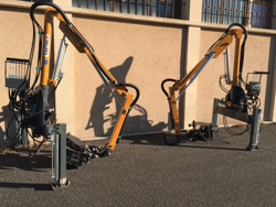 forstkran mit holzzange passend für traktoren mod crab 3000