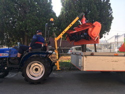 hydraulischer hubkran für kleintraktoren mod el 200