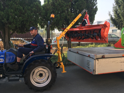 hydraulischer hubkran für kleintraktoren mod el 200