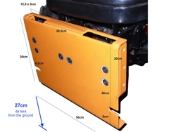 schneeschild mit universalplatte 220cm mittelschwere ausführung mod ln 220 a