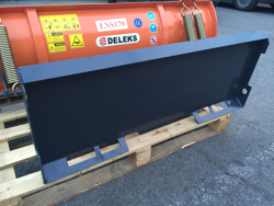 schneepflug für minibagger oder gabelstapler 170 cm leichte ausführung mod lns 170 m