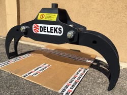 holzzange holzgreifer für kräne und mini bagger von 1 5 bis 2 5t mod dk 10