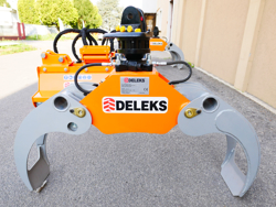 holzzange holzgreifer mit rotator für kräne und mini bagger 1 8 bis 3 5t mod dk 11c gr 30f