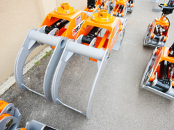 holzzange holzgreifer für kräne und mini bagger 4 0 bis 8 0t mod dk 16