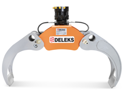 holzzange holzgreifer mit rotator für kräne und mini bagger 4 0 bis 8 0t mod dk 16 gr 55ff