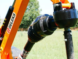 erdbohrer mit hydraulischen zylinderarm für traktoren mod l 50h