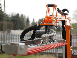 hydraulischer böschungsmulcher mit auslegearm für traktor mod airone 180 tr