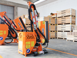 hydraulischer böschungsmulcher mit auslegearm für traktor mod airone 100