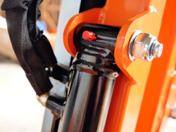 hydraulischer böschungsmulcher mit auslegearm für traktor mod airone 130 tr