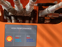 hydraulischer böschungsmulcher mit auslegearm für traktor mod airone 160 tr