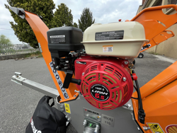 benzin häcksler schredder mit lifan motor mod dk 500 lf