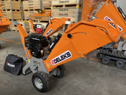 benzin häcksler schredder mit b&s motor mod dk 500 bs