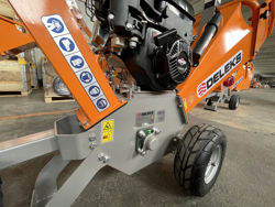 benzin häcksler schredder mit b&s motor mod dk 500 bs