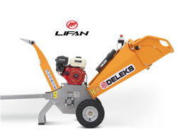 benzin häcksler schredder mit lifan motor mod dk 500 lf