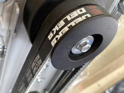 benzin häcksler schredder mit lifan motor mod dk 500 lf