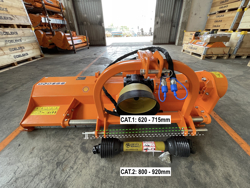 mulcher mit hydraulische seitenverstellung für traktoren mod jaguar 170