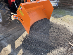 mechanische heckschaufel 120cm breit mod bucket 140 h l