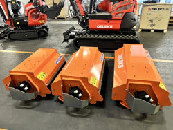 hydraulischer mulchkopf für minibagger mod arm 80