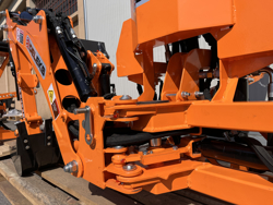 mini heckbagger für traktor inkl baggerlöffel mod drs 1000