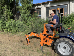 mini heckbagger für traktor inkl baggerlöffel mod drs 1000t