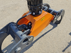 holzzange holzgreifer mit rotator für kräne und mini bagger 5 bis 10t mod dk 18 gr 100f