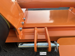 bodenfräse für traktoren 125cm breit mittelschwere ausführung mod dfm 125