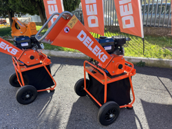 benzin häcksler schredder mit b&s motor mod dk 300 bs