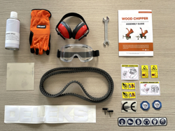 benzin häcksler schredder mit motor mod dk 900 honda