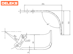 bodenfräse für traktoren mod dftr 220