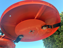 sichelmäher mit 8 horizontal angelegten messern 150cm mod dm150 interfila