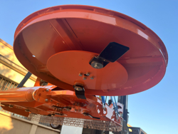 sichelmäher mit 8 horizontal angelegten messern 150cm mod dm150 interfila