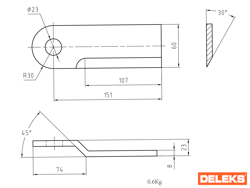 sichelmäher mit 8 horizontal angelegten messern 180cm mod dm180 interfila
