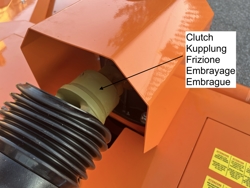 sichelmäher mit 8 horizontal angelegten messern 180cm mod dm180 interfila