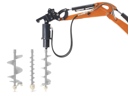 erdbohrer minibagger mit zubehör 1 ton mod s100