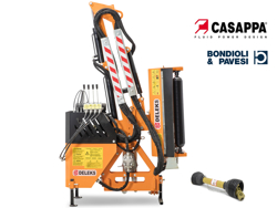 hydraulischer böschungsmulcher mit auslegearm für traktor mod airone 80