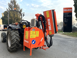 hydraulischer böschungsmulcher mit auslegearm für traktor mod merlo