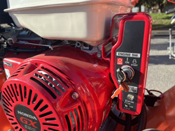 benzin häcksler schredder mit motor mod dk 800 honda