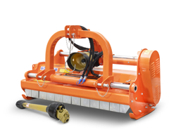 mittelschwerer mulcher mit hydraulische seitenverstellung für alle mittleren traktoren mit reifen oder gleisketten mod cervo 180