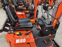 minibagger mit zubehör m80