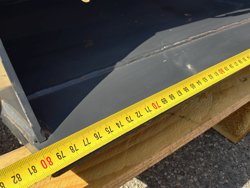 grabenraumloffel schwenkloffel hydraulisch fur minibagger s100 800s30