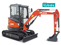 minibagger mit zubehör 2.8 ton mod s280ck