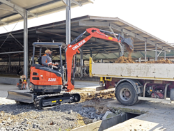 minibagger mit zubehör 2.7 ton mod s280 kubota