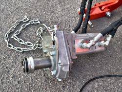 hydraulischer böschungsmulcher mit auslegearm für traktor mod airone