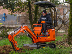 minibagger mit zubehör mod m90se