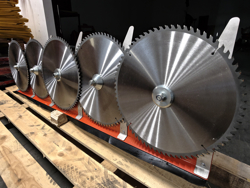 hydraulische astsage mit 5 sageblattern hrdisc5