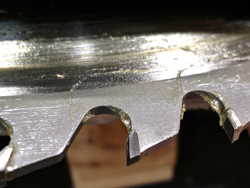 hydraulische astsage mit 5 sageblattern hrdisc5