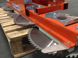 hydraulische astsage mit 5 sageblattern cutter5