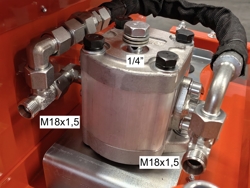 hydraulische astsage mit 3 sageblattern hrdisc3