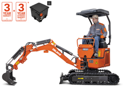 minibagger mit zubehör 1.2ton mod e120