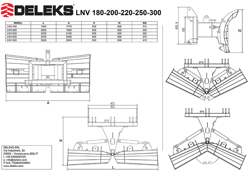 schneepflug mit dreipunkt aufnahme 300cm mod lnv 300 c GENERALÜBERHOLT 68